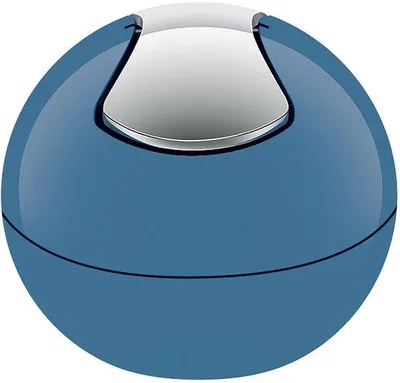 Immagine prodotto di Contenitore per rifiuti mini Unyqoos® da 1 litro con coperchio a ribalta – cestino compatto in plastica lucida, ideale per tavoli e cucine, adatto per cucina e bagno