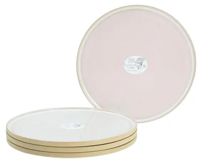 Immagine prodotto di CreaTable, 21657, futuro White sand, set di 4 piatti da portata, gres