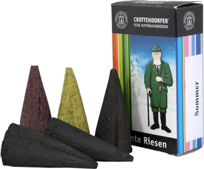 Produktbild von Crottendorfer Räucherkerzen Sommer-Mix Größe XL - Inhalt 5 Stück