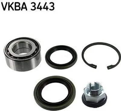 Produktbild von SKF Radlagersatz Vorne für VOLVO V40 Kombi (645) 80mm VKBA 3443
