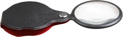 Produktbild von Schlankes dünnes Lesen Taschenvergrößerungsglas 60 mm 6x Loupe Faltluper Lupe