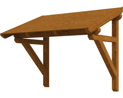Produktbild von SKAN HOLZ Vordach Paderborn 1 nussbaum 242x156 cm