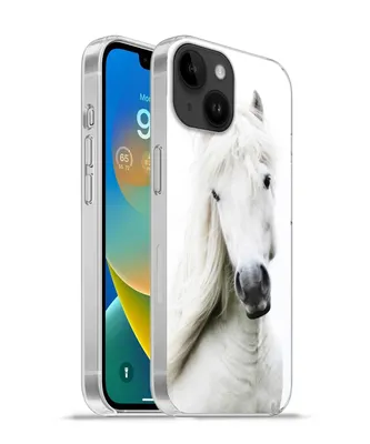 Produktbild von MuchoWow® Handyhülle Schutzhülle Hülle für Apple iPhone 14 - Softcase Pferde - Nutztiere - Mähnen Silikon Softcase Handy Hülle - Mobiltelefonhülle