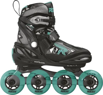 Zdjęcie produktu dla Roces Moody Girl Tif Black-Grey-Turquoise Inline Skates 400856 03 30-35