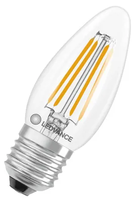 Produktbild von LEDVANCE LED Kerze E27 Classic Filament P B40 3.4W 470lm Warmweiss 2700K wie 40W 4099854466359
