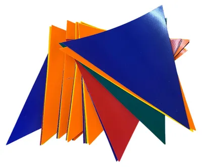 Produktbild von 5 Meter Wimpelkette (PVC) normal