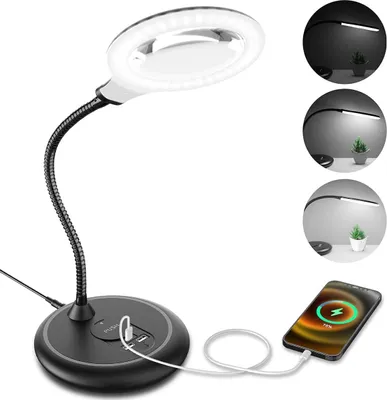 Produktbild von Senioren-Lesebrille mit Licht - 5 Stücke - Dimmbar für Lesen, Nähen und Schmuck