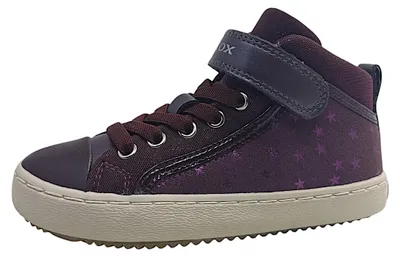 Image de Bottes de sport pour filles Geox Kalispera, fermeture à velcro, couleur rouge