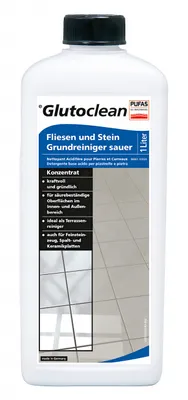 Produktbild von Glutoclean 035203074, 1000 ml, Flüssigkeit (Konzentrat), Flasche, Für die Nutzung im Außenbereich geeignet, Für die Nutzung im Innenbereich geeignet