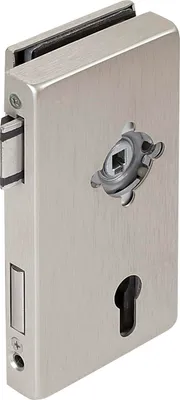 Image de Serrure JUNIOR OFFICE CLASSIC PZ avec changement pour poignée droite, effet inox(11.271)