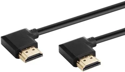Imagen del producto de Cable HDMI, conector a conector, conector angular, compatible con 4K, 60Hz, 1 metro