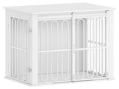 Imagen del producto de Jaula para perros - Caseta para perros - Transportín para perros - Jaula para perros de madera - Transportín para mascotas - Sistema de doble puerta
