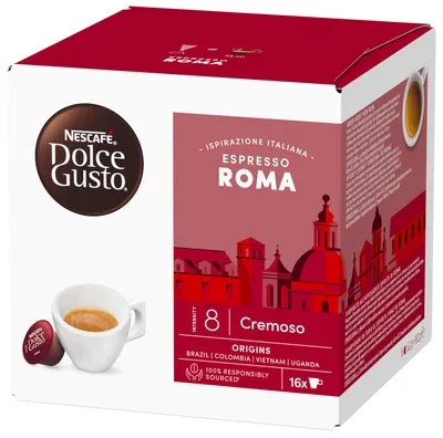 Produktbild von Nescafé Dolce Gusto Espresso Roma 16 Kapseln 99g