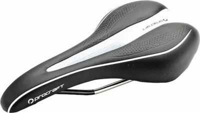 Produktbild von Procraft Sattel Sport Hollow 270 x 150 mm schwarz/weiß - sportlicher Komfort ...