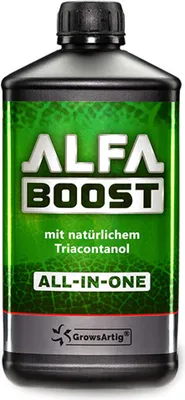 Produktbild von Alfa Boost 1 Liter ALL-IN-ONE Pflanzen Booster mit natürlichem Triacontanol