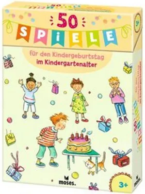 Produktbild von 50 Spiele für den Kindergeburtstag im Kindergartenalter