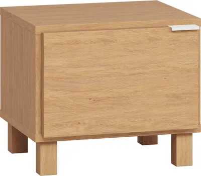 Produktbild von Nachtkommode Averias 17, Farbe: Eiche - Abmessungen: 40 x 45 x 40 cm (H x B x T)
