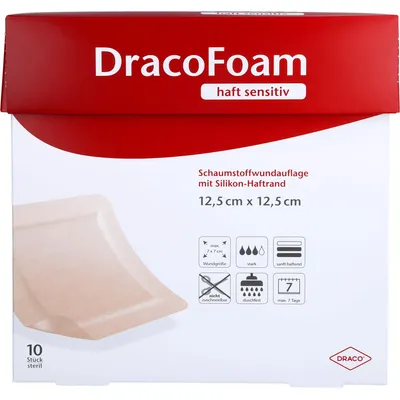 Imagen del producto de DracoFoam: Apósito de espuma sensible, 10 unidades