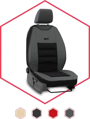 Produktbild von Sitzbezüge Auto Universal Schonbezug Bezüge Sitzauflage für Seat Grau Sitzmatte