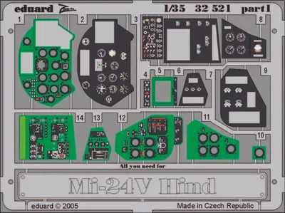 Produktbild von Eduard Accessories Mi-24V Hind  3932521