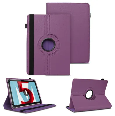 Produktbild von Tablet Tasche für XGODY P60 / P60 Pro Hülle Schutzhülle Cover 360 Drehbar CaseFarben:Lila