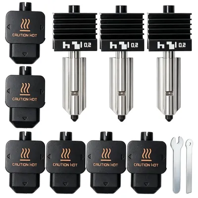 3er-Set 0,2 mm Hotend für Bambu Lab 3D-Drucker