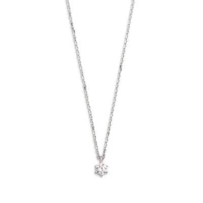 Produktbild von Xenox XS7380 Halskette mit Anhänger Damen Silver Circle Zirkonia Silber 45 cm
