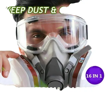 Productafbeelding van Een celstofmasker, gemaakt van voedselveilig siliconen, universele maat, met verwisselbare filters, geschikt voor diverse toepassingen, en met een comfortabel ontwerp