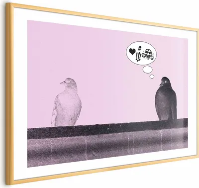 Produktbild von Posterpapier Poster - Courtship 42x29.7 cm Tiere g-A-0156-ao-a