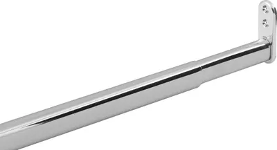 Produktbild von Teleskop-Schrankrohr oval 400 - 600 mm Stahl verchromt