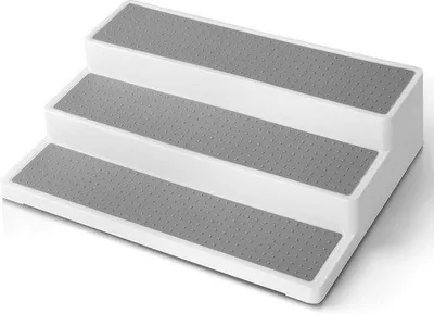 Produktbild von Küchenregal 3-stufig antirutschschwarz Holz