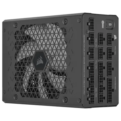 Produktbild von Corsair HXi Series HX1500i, 1500 W, 200 - 240 V, 47 - 63 Hz, 10 A, 150 W, 1500 W