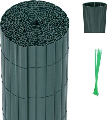 Produktbild von Gartenzaun 1,4 x 3 m PVC - Privatschutz & Balkonabtrennung - Grün