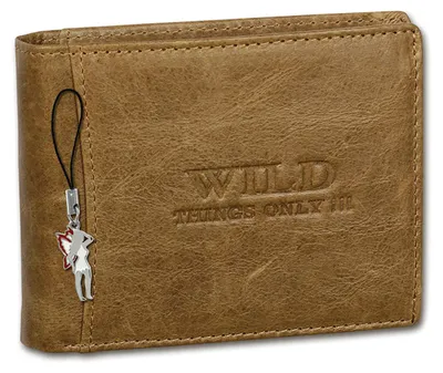 Immagine prodotto di Portafoglio marrone cognac Wild Things Only in pelle D2OPJ114C