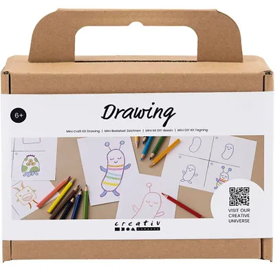 Obrázok produktu pre Mini kreatívna sada na kreslenie, monštrá
