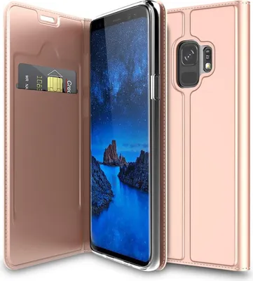 Immagine prodotto di Coprire il telefono cellulare Samsung Galaxy S9 Book Case Custodia protettiva Cover Slim Flip Cover Case