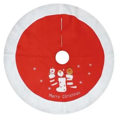 Produktbild von Rote Weihnachtsbaumunterlage, 80 cm – Godan