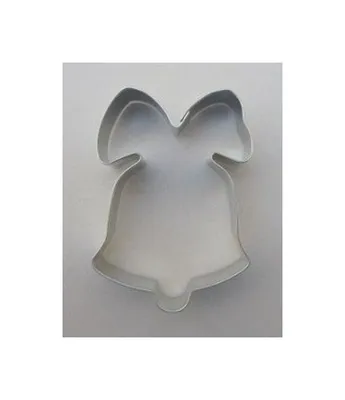Produktbild von Ausstechformen/Ausstecher - Glocke mit Schleife Felcman Material:: Metal, Farbe:: Silber, Geschirrspülmaschine:: Nein