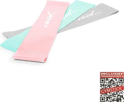 Produktbild von Gymstick Vivid Mini Bands Set – 3er Widerstandsband-Set