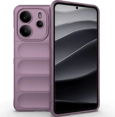 Produktbild von Handyhülle für Xiaomi Redmi Note 14 4G Weich TPU Silikon Stossfest Anti-rutsch Hülle Lila