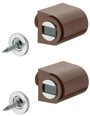 Produktbild von cyclingcolors 2x Magnetverschluss braun möbel Magnetschnapper Tür Türmagnet Möbelmagnet Magnetverschluss Schrank Möbel Schranktür Türschließer Türvers
