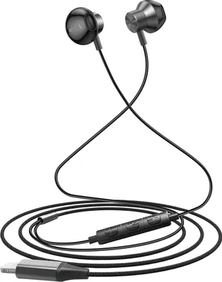 Image de LinQ, écouteurs filaires Lightning Semi-intra-auriculaires, Schwarz