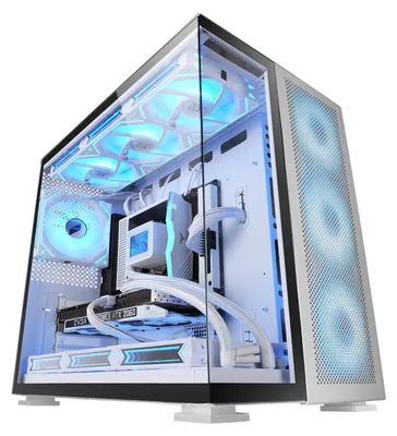Produktbild von Mars Gaming MC-NOVA2, Tower, PC, Silber, ATX, EATX, micro ATX, Mini-ITX, SGCC, Gehärtetes Glas, Gaming