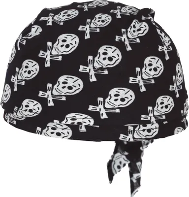 Immagine prodotto di Copricapo teschio pirata avventura foulard carnevale bambini bandana fantasia, colore: nero