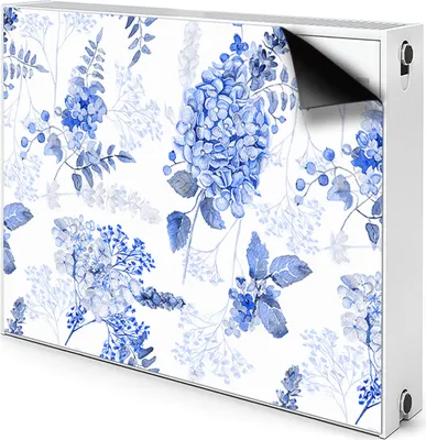 Obrázok produktu pre Magnetický kryt ohrievača Kryt ohrievača 80x60 cm - modrý, Hortensiea