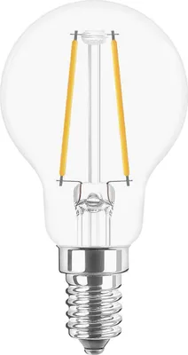 Zdjęcie produktu dla Świetlówka LED E14 przezroczyste szkło - Lampa LED/Multi-LED 220...240V E14 biała CorePro LED#34774800