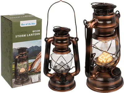 Obrázok produktu pre OOTB LED kovová búrková lampa 15 x 25 cm pre 2 x