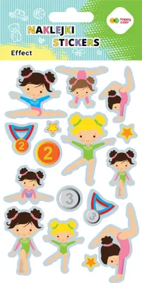 Image de EFFECT Autocollant - Gymnastique Happy Color