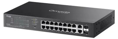 Produktbild von OMADA ES220GP Netzwerk-Switch Managed Gigabit Ethernet (10/100/1000) Power over Ethernet (PoE) Schwarz