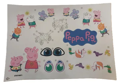 Image de Big Stickersatz Aufkleber Peppa Pig
